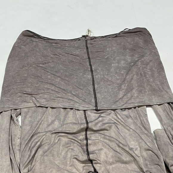 Free People We The Free Cosmo Cowl Long Sleeve Top Gray Women Size Medium - Picture 8 of 16